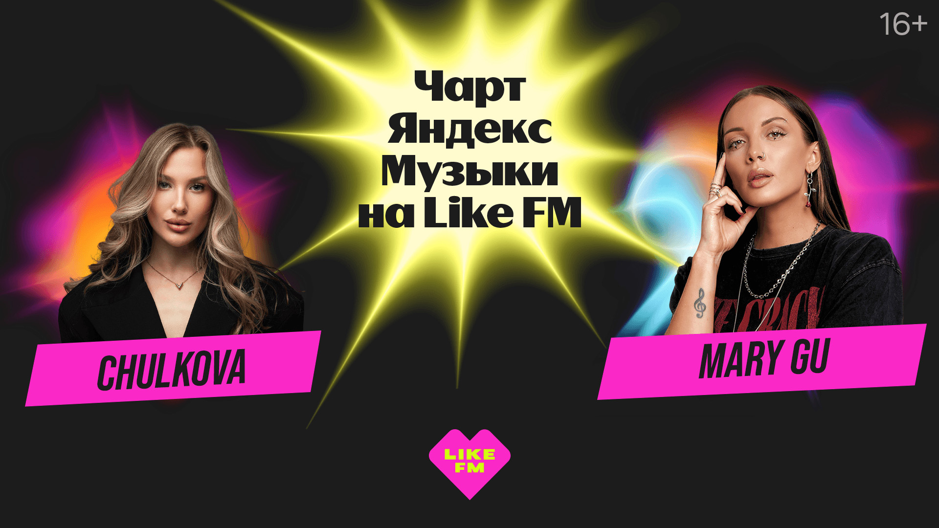 Чарт Яндекс Музыки на Like FM